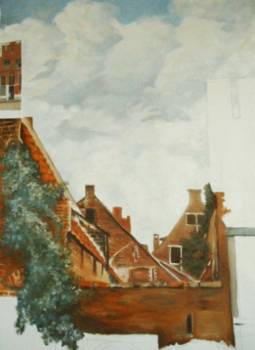 Vooruitgang-reproductie-schilderij-Het-straatje-van-Johannes-Vermeer-2